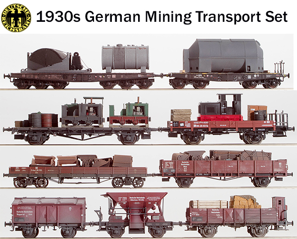 REI Models 0035 - 1930s German Era II DRG Mining Transport Set